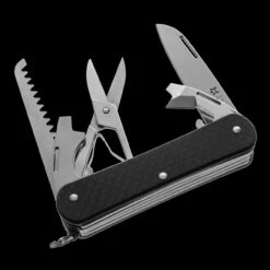 Fox Vulpis 5 Carbon Fibre Penknife -Victorinox Sales FOX FX VP130 SF5CF.1 79471.1688656810