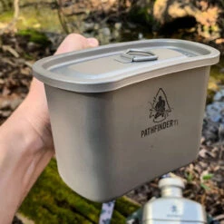 Pathfinder Titanium Canteen Cooking Set -Victorinox Sales PTH206det5 61456.1624535087